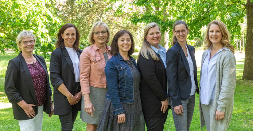 Das Team der Verwaltungsangestellten des Schulamtes